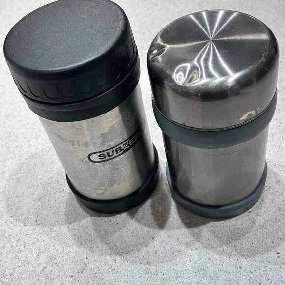 Thermal Insulated Food Jars – 2 Pack – Wide Mouth Hot/Cold Storage - Picture 2 of 3